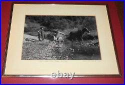 RARE Original B&W Photograph Signed and Dated MARION POST WOLCOTT 1940