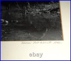 RARE Original B&W Photograph Signed and Dated MARION POST WOLCOTT 1940