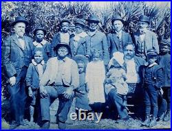 RARE Pair of Cyanotype Photos of Black Sharecroppers