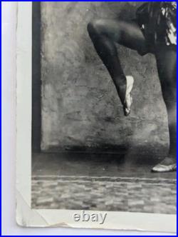 RARE Photo Marguerite in Devil Costume Eva Clara German- Theater Halloween RARE Photo Marguerite in Devil Costume Eva Clara German- Theater Halloween