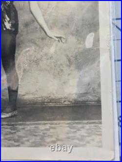 RARE Photo Marguerite in Devil Costume Eva Clara German- Theater Halloween