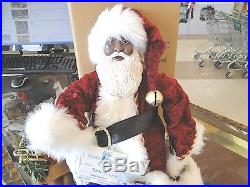 RARE RETIRED Daddy's Long leg Santa doll 2006 WithTOYBAG COLLECTIBLE KAREN GERMANY