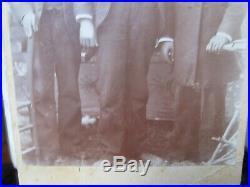 RARE Studio Cabinet Photo, 3 African American Men, Teachers, 1880, Mississippi