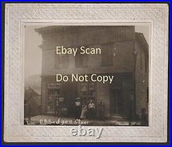 RARE Unique Photo BB Badger Store Colesville NY ca 1890 Broome County NY