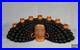 RARE Vintage Atlantic Mold Black Americana Woman Bust 7Candle Holder Ceramic 20