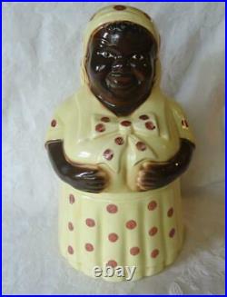 RARE Vintage The Best Black Americana Cookie Jar