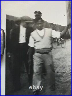 RARE WW2 Photo African Black Man 2 ELEPHANTS & 2 GERMAN SOLDIERS NAMED & DATE