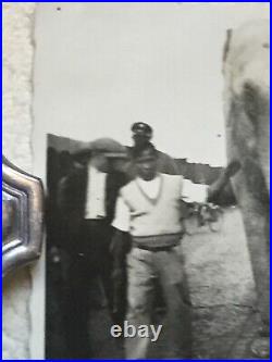 RARE WW2 Photo African Black Man 2 ELEPHANTS & 2 GERMAN SOLDIERS NAMED & DATE