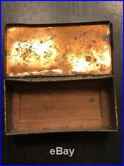 Rare 1800STHE DIAMOND MATCH CO. TIN BOX-Black Family 1st Match-Black Americana