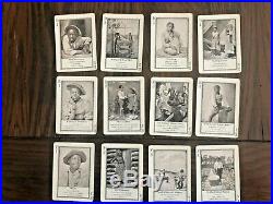 Rare 1897 Game Of In Dixie Land Cards No. 1118 Fireside Black Americana Antique