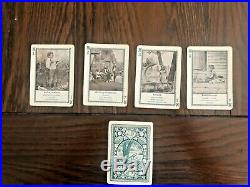 Rare 1897 Game Of In Dixie Land Cards No. 1118 Fireside Black Americana Antique