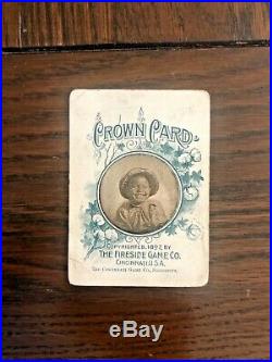 Rare 1897 Game Of In Dixie Land Cards No. 1118 Fireside Black Americana Antique