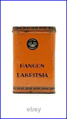 Rare 1920's Black Americana Finnish Advertising Biscuits Tin Hangon Licorice