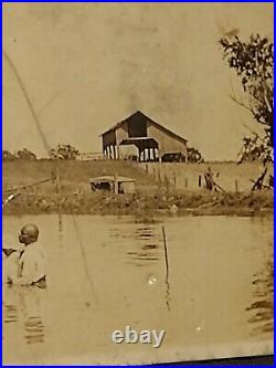 Rare African American Baptism in a pond near Kilgore Texas