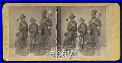 Rare African American Boys 1800s Georgia Stereoview Photo Black Occupational 3d