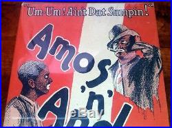 Rare Amos N Andy Chocolate Candy Box. Great Condition 1930 Black Americana