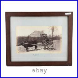 Rare Antique 1800s African Americana NC Dual Sided 9x11 Framed Photographs