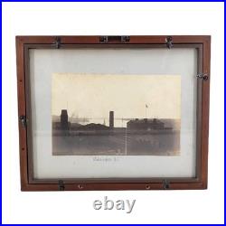 Rare Antique 1800s African Americana NC Dual Sided 9x11 Framed Photographs