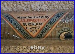 Rare Antique Black Americana 1920 Pencils Advertisement Label Nuremberg