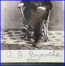 Rare Antique Cabinet Card Photo R J REYNOLDS OF R J REYNOLDS TOBACCO NC