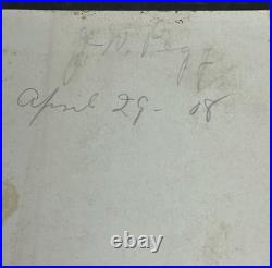 Rare Antique Cabinet Card Photo R J REYNOLDS OF R J REYNOLDS TOBACCO NC