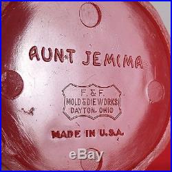 Rare Aunt Jemima Spice Set by F&F Mold & Die Works and Original Lustro-Ware Rack