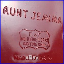 Rare Aunt Jemima Spice Set by F & F Mold & Die Works withLustro-Ware Rack No Rsrv