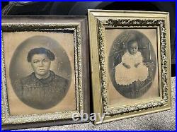 Rare BLACK Mother & BABY AFRICAN AMERICAN ANTIQUE PHOTO Civil War Era Portrait