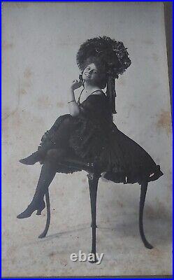Rare Beautiful Maida Snyder Actress Cabinet Card Photo 1905 Baltimore Billboard