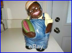 Rare Black Americana Carol Gifford Artist Proof Black Man Cookie Jar c. 87