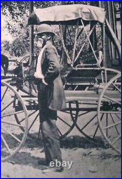 Rare Black Americana Postcard Of Uncle Goober Black Mail Carrier Lk Helen Fl Fla