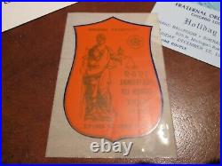 Rare Black Americana Robert Johnson Jet Magazine Police Decal & Ticket 1969