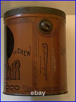 Rare Black Americana /pre- Biggerhair Tobacco Tin