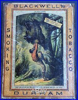 Rare Blackwell's Durham Smoking Tobacco Checker Board The Honey Seekers