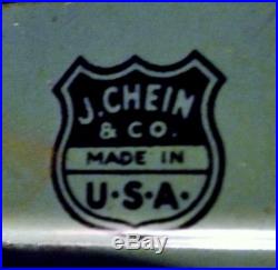 Rare Chein Log Cabin Still Coin Bank 1930s Black Americana Tin Litho with Key