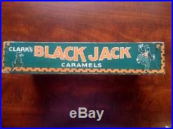 Rare Clark's Black Jack Caramels Candy Box. Black Americana 1930's