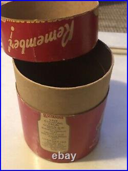 Rare Early Luzianne Coffee Black Americana Cardboard 1 LB Wm Reily New Orleans
