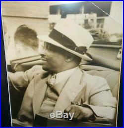 Rare Father Divine (1882-1965) Signed Typed letter framed withoriginal Photograph
