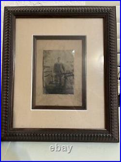 Rare Framed Tintype Photo Of African American Man 1800s