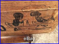 Rare Gold Dust Twins Vintage Black Americana 1880s Soap Wood Box Crate