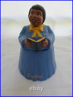 Rare J. C. Miller Limited Edition Choir Woman Black Americana Cookie Jar Unmarked