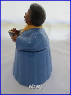 Rare J. C. Miller Limited Edition Choir Woman Black Americana Cookie Jar Unmarked