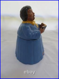 Rare J. C. Miller Limited Edition Choir Woman Black Americana Cookie Jar Unmarked