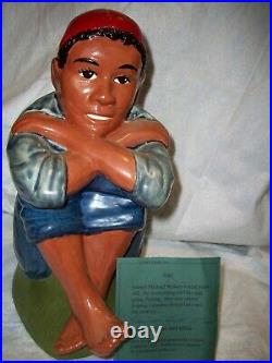 Rare Limited Edition Black Americana Joey Cookie Jar J. C. Miller Le