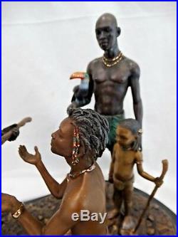 Rare Limited Edition Thomas Blackshear Rite Of Passage Bronze Statue