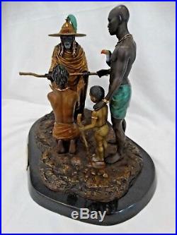 Rare Limited Edition Thomas Blackshear Rite Of Passage Bronze Statue