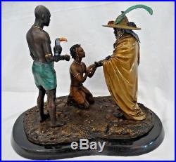 Rare Limited Edition Thomas Blackshear Rite Of Passage Bronze Statue