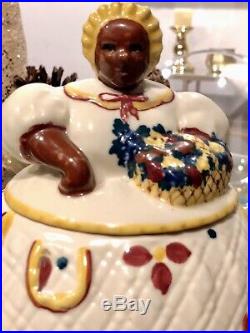 Rare MINT CONDITION Vintage Abingdon Mammy Cookie Jar #471 Black Americana