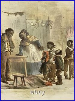 Rare Minton Tile The Blackville Doctor Framed Black Americana Ceramic Plaque