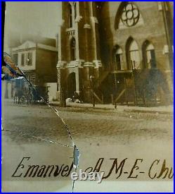 Rare Original 1914 Sepia Photograph Historic Emanuel AME Church of Charleston